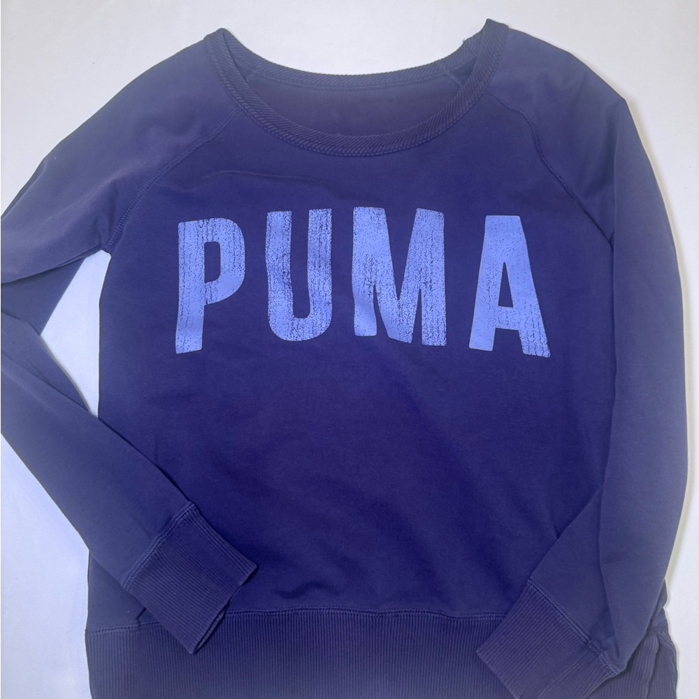 Puma Deep Purple Crewneck Sweatshirt